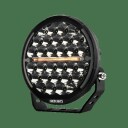 BriodLights Ice-X fjernlys 9" 13500 lm med varme i glasset