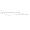  Innvendbar Markise sand 350 x 250 cm Polyester og Metall