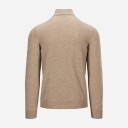 Gran Sasso Halz Zip Wool-Cashmere - Beige 52