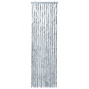 Insektgardin hvit og grå 56x200 cm chenille