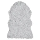 Skinnwille Wooly teppe 60x90 cm Silver
