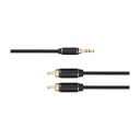 DACOTA PLATINUM MINI JACK HANN - RCA HANN 1,5M, SVART