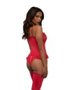 Wetlook Open Crotch Body Christelle 2XL