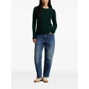 Polo Ralph Lauren Cable Wool-Cashmere Crewneck Sweater - Green - L