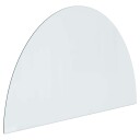 vidaXL Peisglassplate Gjennomsiktig 800 x 500 mm Glass