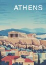 Athens Acropolis Vista Plakat / 50x70