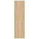 vidaXL TV-benk sonoma eik 30,5x30x110 cm sponplate