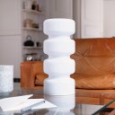 Dyberg Larsen Oliven Bordlampe Hvit