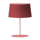 Vibia Warm Bordlampe Aluminiums Skjerm Matt Rød