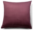 By Borg Putetrekk 60x63 cm 100% økologisk bomullssateng Plomme GOTS sertifisert