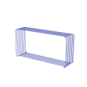 Montana Panton Wire Extended hylle grunn 35 x 70 cm Snow