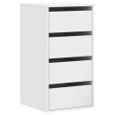  Kommode hvit 40x41x76 cm konstruert tre