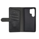 GEAR Classic Flip-deksel for Samsung S25 Ultra 5G med 3 Kortlommer - Svart