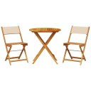  Bistrosett 3 deler beige stoff og heltre 3281847
