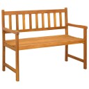 vidaXL Hagebenk 2 Antall seter 110 x 55 x 90 cm Solid akasietre