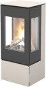 Rais Nexo 100 sand gasspeis med sideglass og glassdør