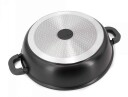 Induksjonsklar aluminiumsgryte 28 cm non stick marmor
