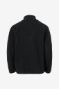 Levi's Campo Teddyjakke for Damer - Høy Krage, Glidelås, Svart, Størrelse XL