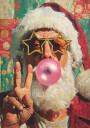 The Cheerful Santa Claus Plakat Plakat / 30x40cm
