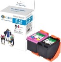 G&G 14962 XL C/Y/M/BK blekkpatroner 2 pk 20/18 ml