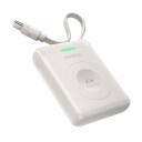 Baseus EnerFill FW11 5W Powerbank for Apple Watch med Innebygd USB-C Kabel Hvit