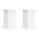  Planteholder 2 pcs Hvit 30,5 x 30 x 43 cm Konstruert tre
