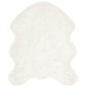 Faux Skinnmatte Tafalla Hvit 50 x 80 cm Polyester