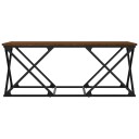  Salongbord brun eik 100x49x40 cm konstruert tre 8721012125247