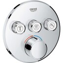Grohe Grohtherm SmartControl termostat For innbygging, 3 uttak, Krom