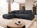 Tacon 3 seters sovesofa med divan   svart