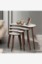 Hanah Home   Settbord 4 deler Moon   Hvit