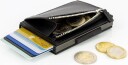 Ögon Cascade Premium Zipper Wallet Black Titanium