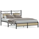  Sengeramme uten madrass sonoma eik 140x190 cm konstruert tre 4106944