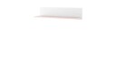 Hilts Vegghylle 110x22 cm   Hvit/Rosa