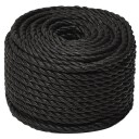  Arbeidstau svart 16 mm 250 m polypropylen