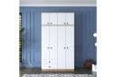 Caturai Garderobe 120 cm - Valnøtt/Hvit
