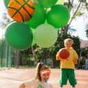 Partydeco Folieballong Basketball FB294