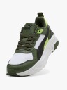 Puma Sko   Trinity 2 LT Jr   Hvit/Grønn/Svart   Puma   37   Sko Armygrønn
