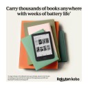 Kobo Clara BW eBook-leser 16GB 6" E Ink Svart med Wi-Fi og Bluetooth