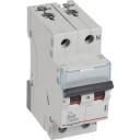Legrand 5 stk TX³ MCB automatsikring B40 1P+N 2M 10/10kA