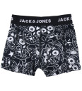 Jack & Jones Underbukser jacSugar Skull Trunks JR 3 pk Svart
