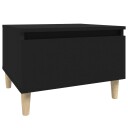  Sidebord svart 50x46x35 cm konstruert tre 8720845668471