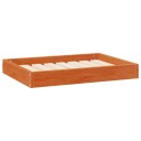 Vidaxl Hundeseng Vokset Brun 72 X 54 X 9 cm Massiv Furu
