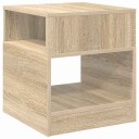 vidaXL Avlastningsbord Sonoma eik 40,5 x 40 x 45 cm Konstruert tre