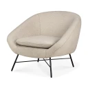 Ethnicraft Ethnicraft Barrow Lenestol Off White