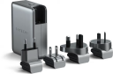 Satechi 145W USB-C GaN ladestasjon med 4 porter Grå