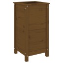 Plantekasse honningbrun 40x40x78 cm heltre furu