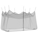 vidaXL Hage Myggenett 156 Mesh Svart 3 x 4,5 x 2,5 m Polyester
