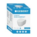 Geberit Icon Turboflush Kompakt Vegghengt Toalett Hvit /