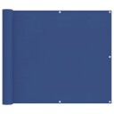vidaXL Balkong Skjerm Blå 100 x 1000 cm Oxford Stoff